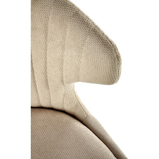 Krzesło tapicerowane nowoczesne K496 beżowe Halmar
