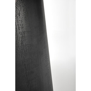 Stół okrągły na jednej nodze Ginter 120cm czarny Halmar