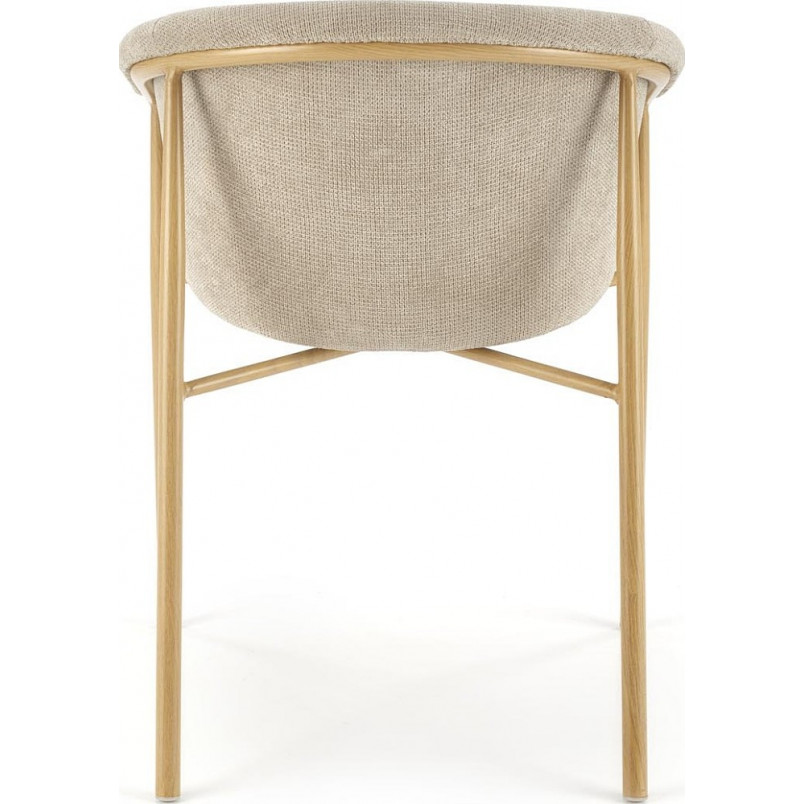 Krzesło tapicerowane fotelowe K489 beżowe Halmar