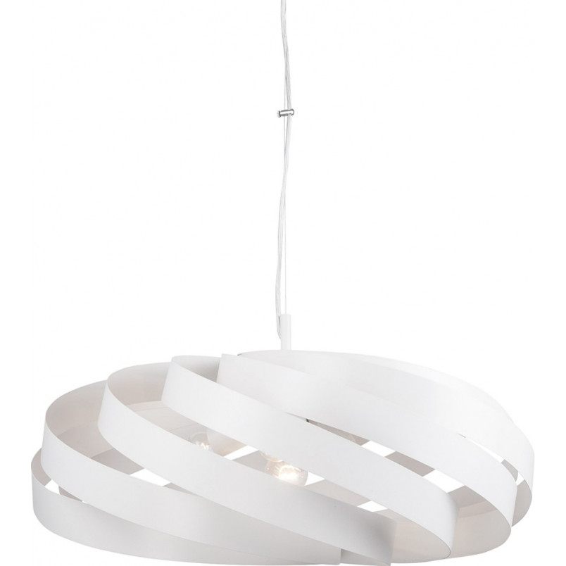 Lampa wisząca nowoczesna Vento 60cm biała Zumaline