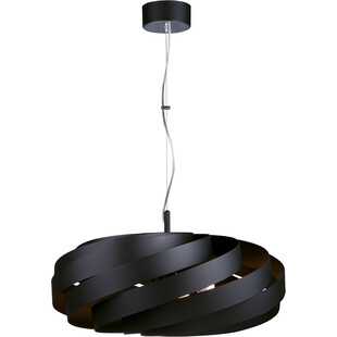 Lampa wisząca nowoczesna Vento 60cm czarna Zumaline