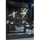 Lampa wisząca glamour Ritz LED 60cm chromowana MaxLight