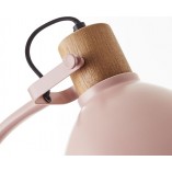 Lampa podłogowa industrialna Erena różowa Brilliant