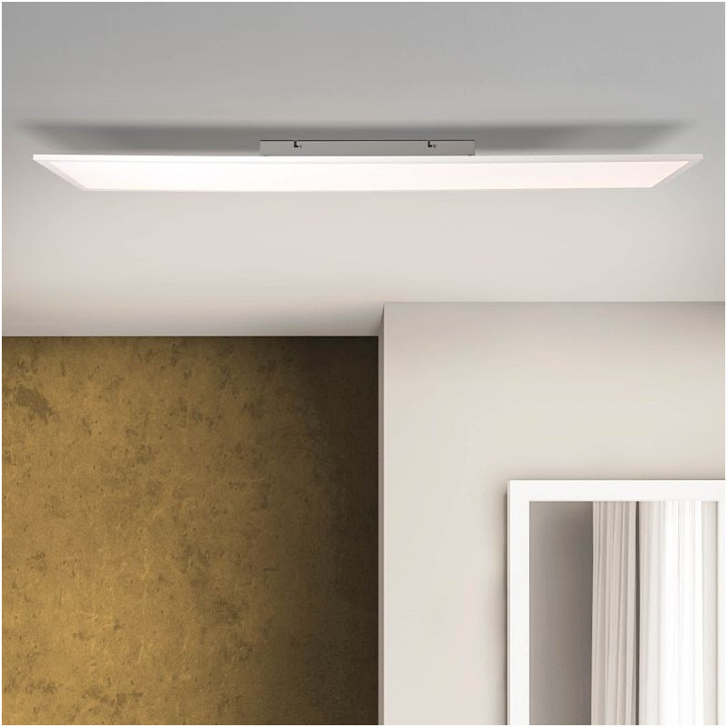 Plafon nowoczesny Buffi LED 4000K 120x30cm biały Brilliant