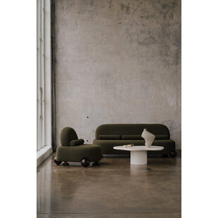 Sofa tapicerowana designerska Object075 228cm olive green boucle NG Design