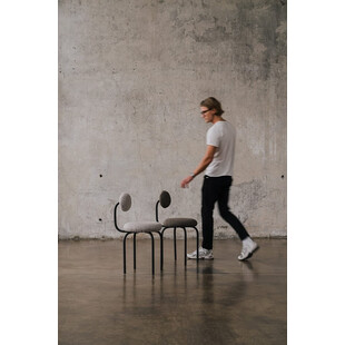 Krzesło tapicerowane designerskie Object077 II mouse boulce NG Design