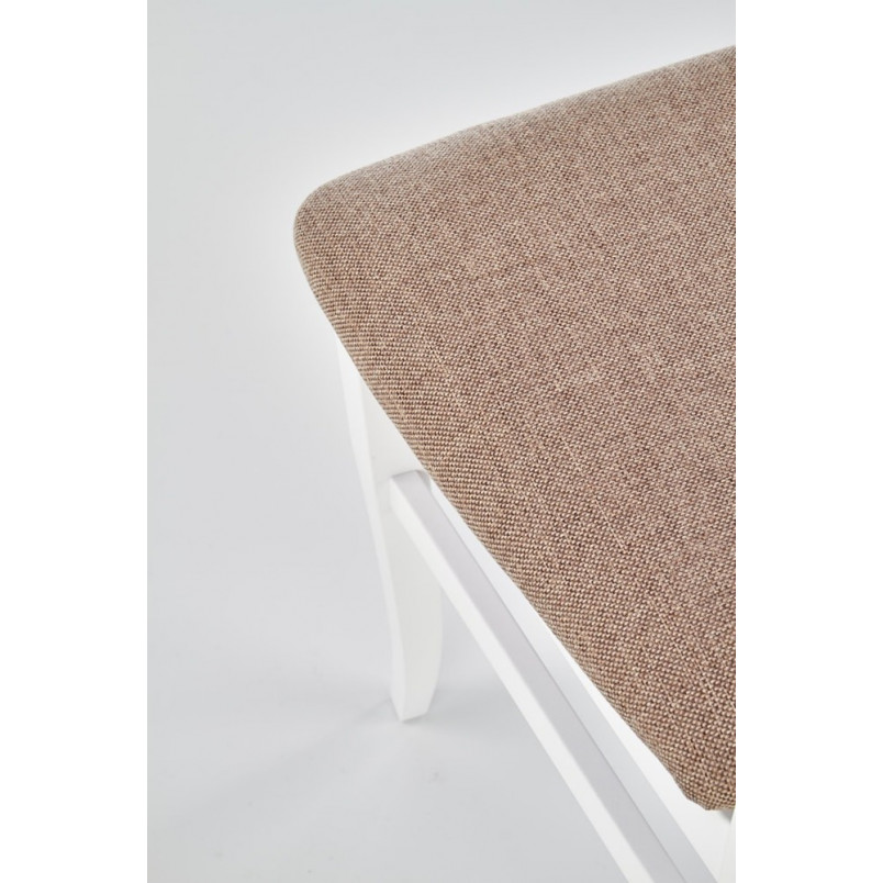 Krzesło drewniane tapicerowane CITRONE białe/INARI 23 marki Halmar