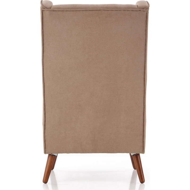 Fotel tapicerowany na drewnianych nogach CHESTER wypoczynkowy marki Halmar