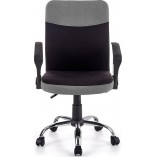 Fotel biurowy pracowniczy TOPIC czarno-popielaty marki Halmar