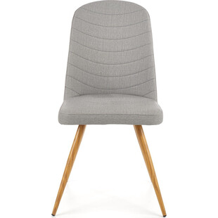 Krzesło tapicerowane K214 popiel/dąb miodowy marki Halmar
