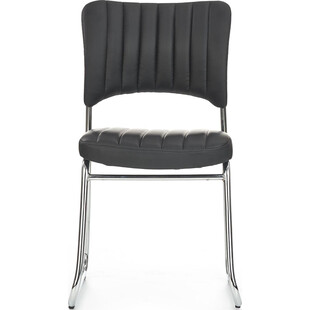 Krzesło biurowe z ekoskóry RAPID czarne marki Halmar