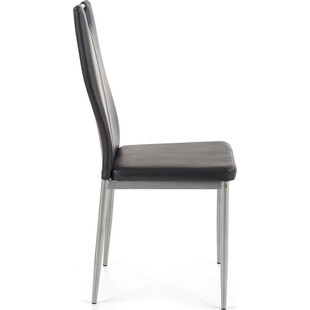 Krzesło nowoczesne z ekoskóry K202 czarne marki Halmar