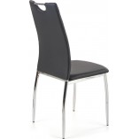 Krzesło nowoczesne z ekoskóry K187 czarne marki Halmar