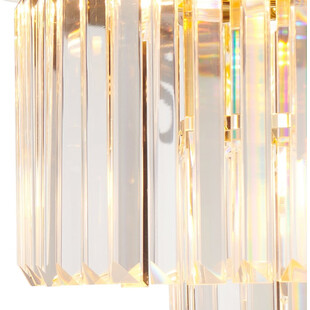 Plafon kryształowy glamour Splendore 50cm przezroczysty / złoty Step Into Design