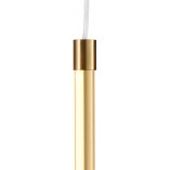 Lampa wisząca minimalistyczna Sparo LED 2cm H80cm złota Step Into Design