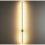 Kinkiet minimalistyczny designerski Sparo 100cm LED złoty Step Into Design