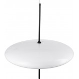 Lampa wisząca japandi Piatto 50cm biały / czarny Step Into Design