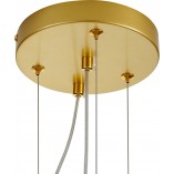 Lampa wisząca druciana designerska Susso 60cm złota Step Into Design