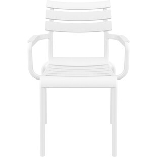 Krzesło ogrodowe z tworzywa Paris białe Siesta