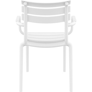 Krzesło ogrodowe z tworzywa Paris białe Siesta
