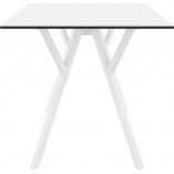 Stół prostokątny Max 140x80cm biały Siesta