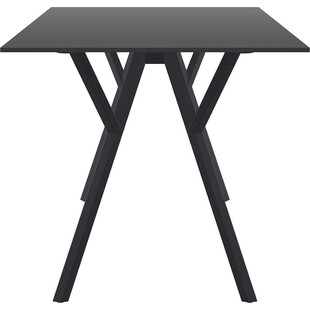 Stół prostokątny Max 140x80cm czarny Siesta
