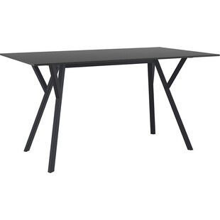 Stół prostokątny Max 140x80cm czarny Siesta