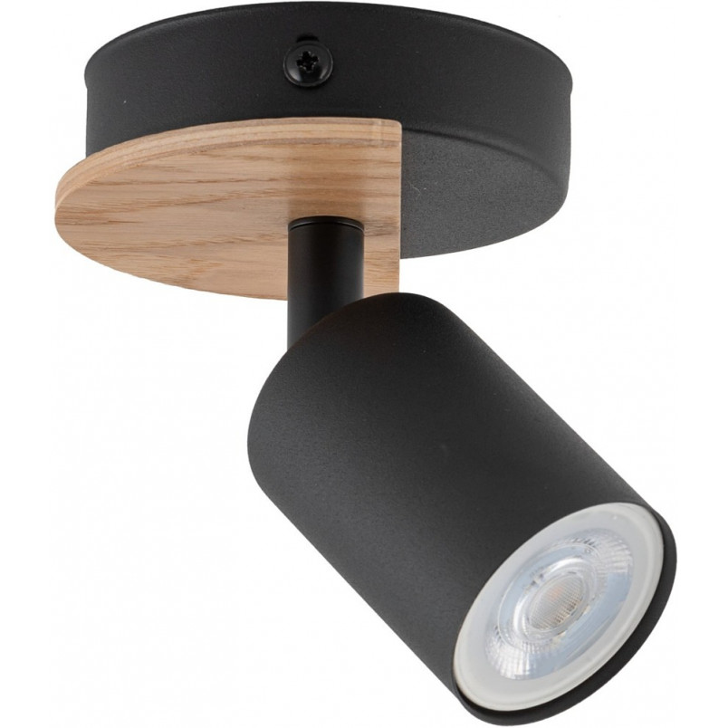 Reflektor sufitowy loft Cover Wood czarny / drewno TK Lighting