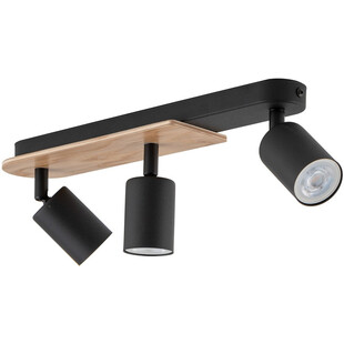 Reflektor sufitowy loft Cover Wood III czarny / drewno TK Lighting