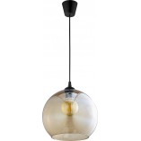 Lampa wisząca szklana kula Cubus 30cm brązowa TK Lighting