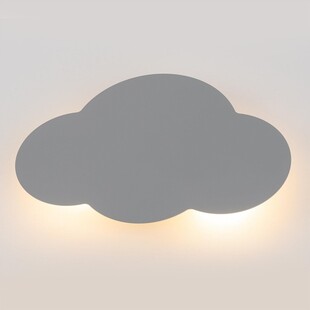 Kinkiet dziecięcy chmurka Cloud szary TK Lighting