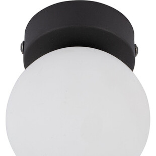 Plafon szklana kula Mini 10cm biało-czarny TK Lighting