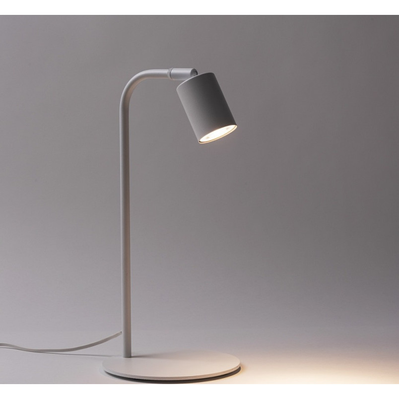 Lampa stołowa minimalistyczna Logan biała TK Lighting