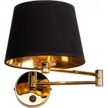 Kinkiet na wysięgniku Glory czarno-złoty TK Lighting