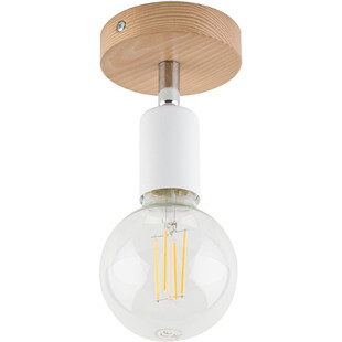 Reflektor drewniany Simply Wood biały TK Lighting