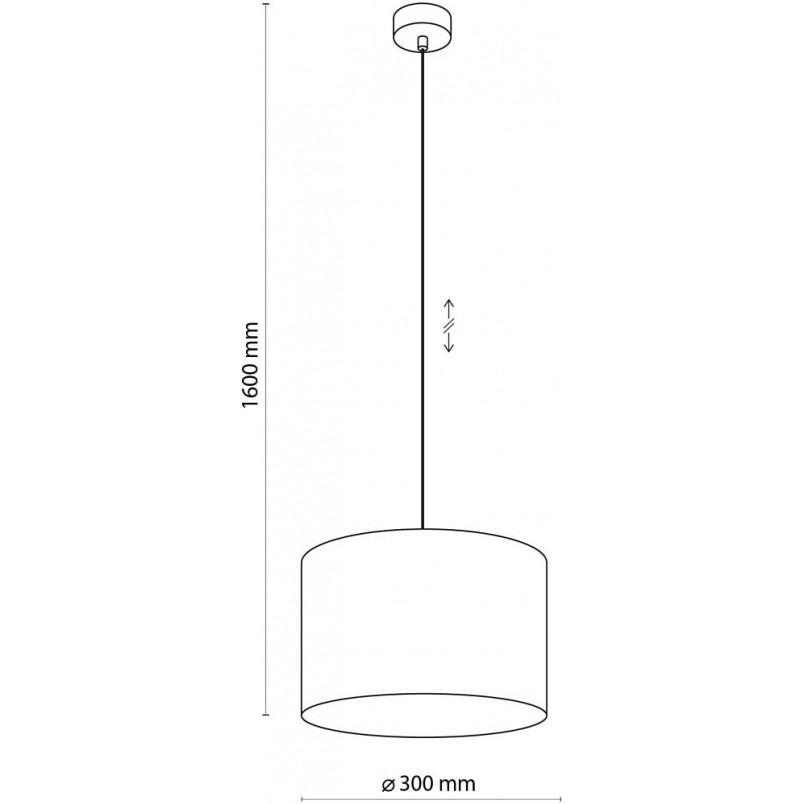 Lampa wisząca ażurowa Moreno 30cm czarna TK Lighting