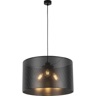 Lampa wisząca ażurowa Moreno 50cm czarna TK Lighting