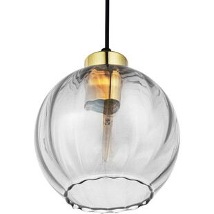 Lampa wisząca szklana dekoracyjna Devi 18cm przeźroczysta TK Lighting