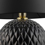 Lampa stołowa szklana dekoracyjna Santana czarna TK Lighting