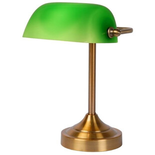Lampa biurkowa bankierska Banker Zielona marki Lucide