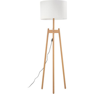 Lampa podłogowa trójnóg z abażurem Perez 50cm biała TK Lighting