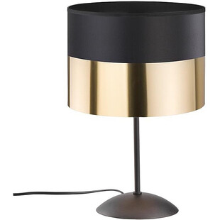 Lampa glamour na szafkę nocną Londyn czarno-złota TK Lighting