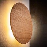 Kinkiet drewniany okrągły Luna 30cm TK Lighting