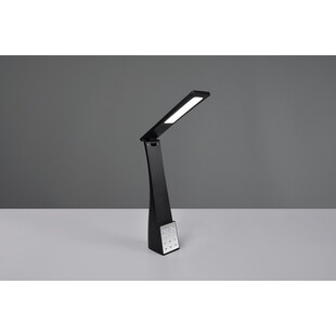 Lampa na biurko z głośnikiem i usb Linus LED czarna Reality
