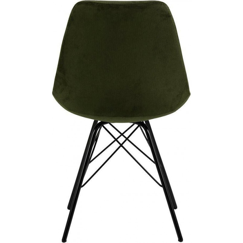 Krzesło sztruksowe Eris zielone Actona