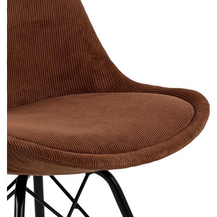 Krzesło sztruksowe Eris brązowe Actona