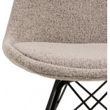 Krzesło tapicerowane Eris Monza beżowe Actona