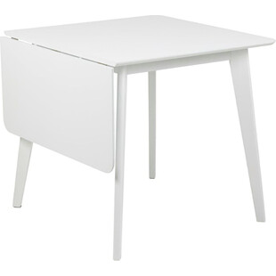 Stół fornirowany rozkładany Roxby 120x80cm biały Actona