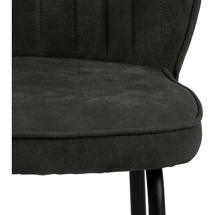 Krzesło tapicerowane Patricia antracytowe Actona
