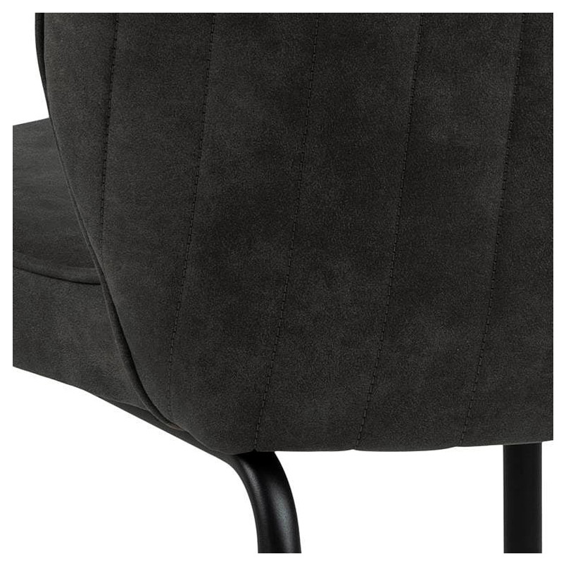 Krzesło tapicerowane Patricia antracytowe Actona